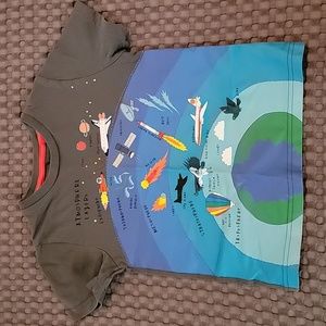 Short sleeve space shirt